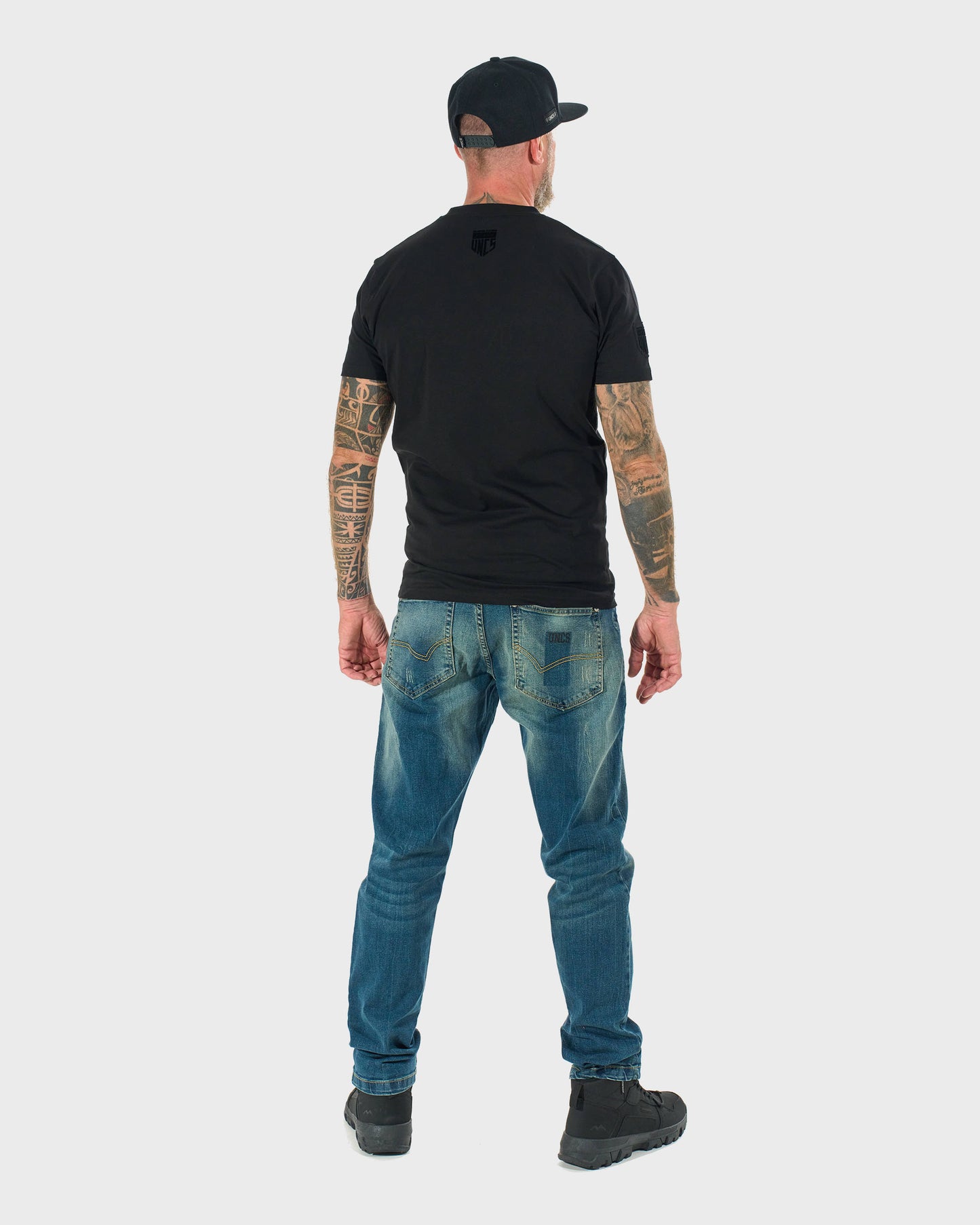 Pánske tričko ALVARO BLACK (FLOCK)