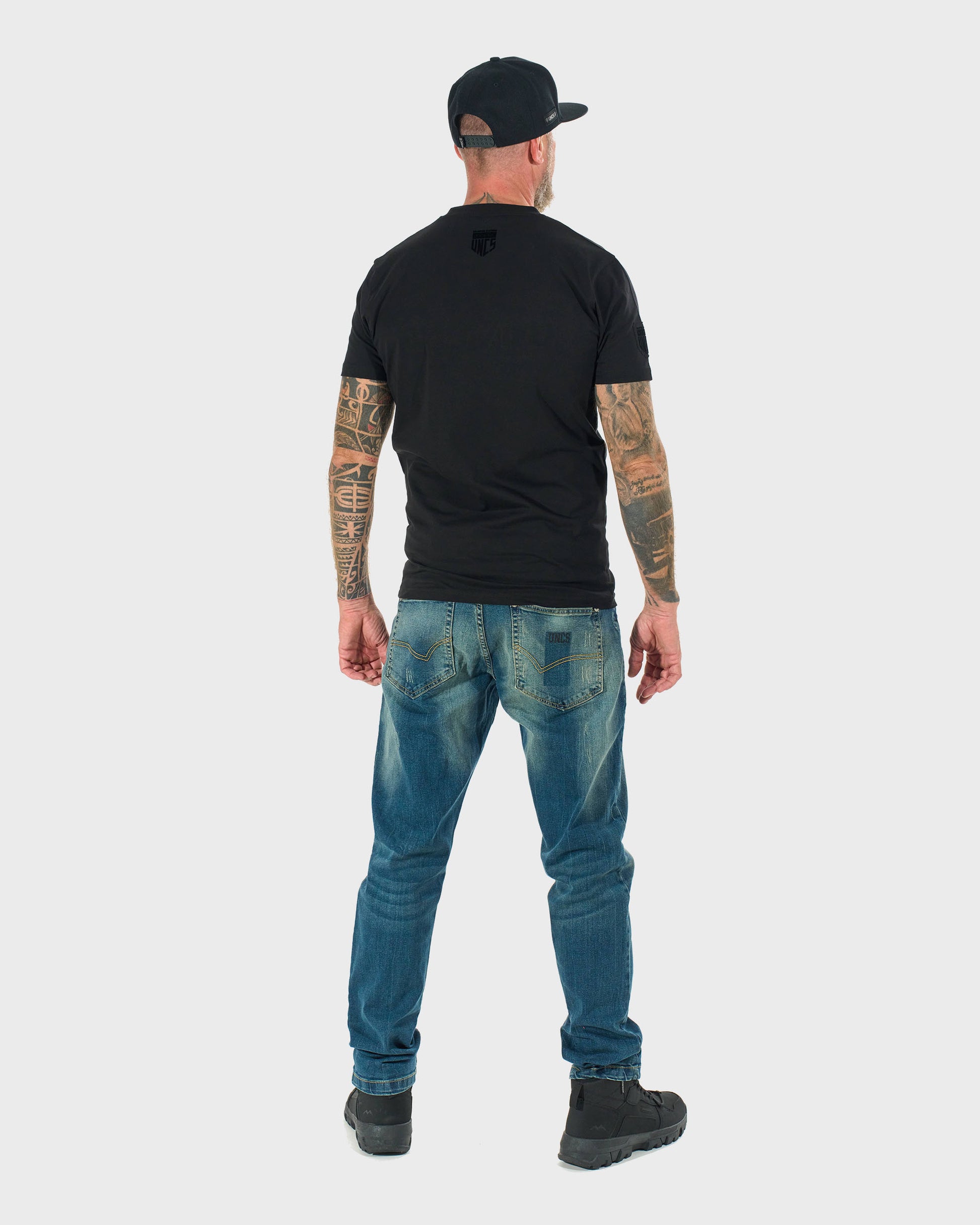 Pánske tričko ALVARO BLACK (FLOCK)