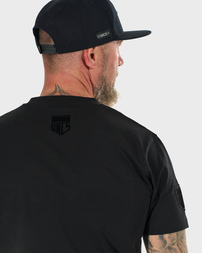 Pánske tričko ALVARO BLACK (FLOCK)