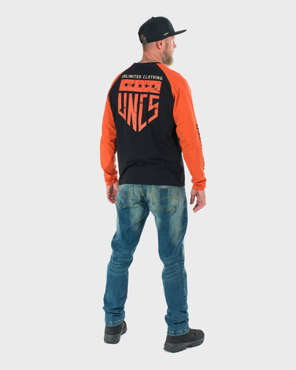 Pánske tričko UNLIMITED II LS BLACK