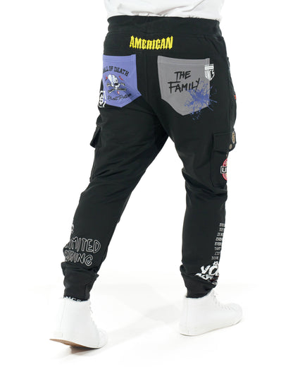 Pánske tepláky UNLIMITED II BLACK
