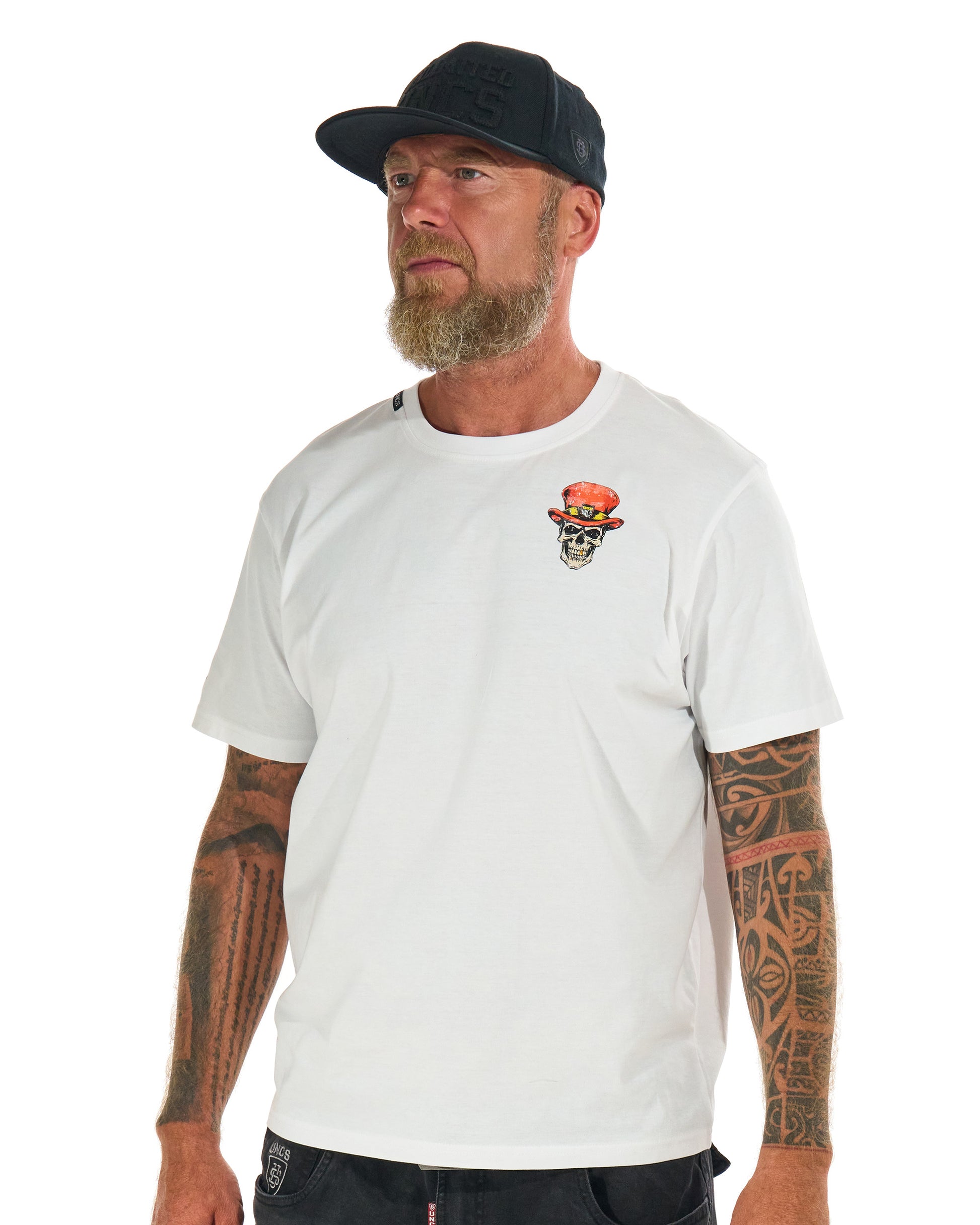 Pánske tričko SKULL II WHITE