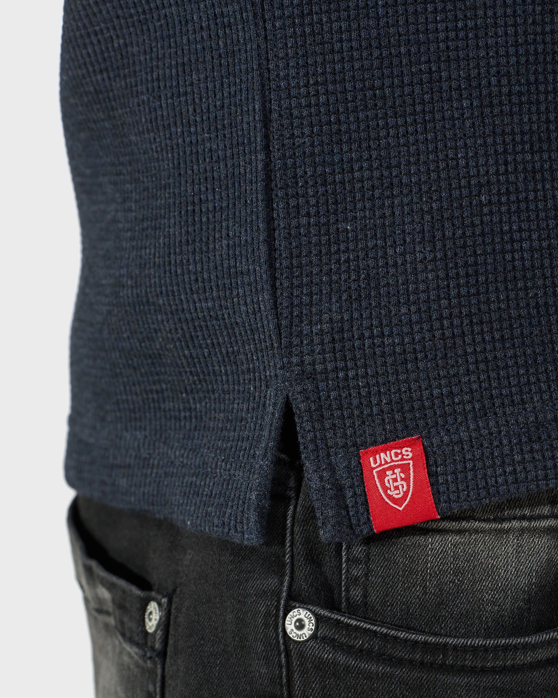 Pánske tričko MARLOW III LS BLUE/GREY