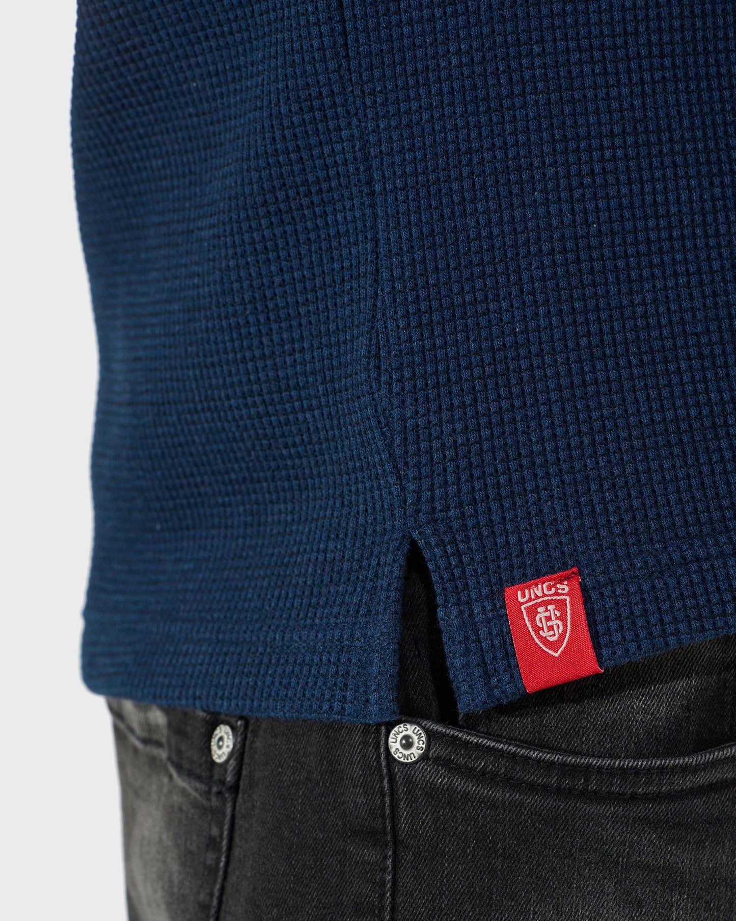 Pánske tričko MARLOW III LS NAVY BLUE