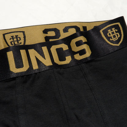 Pánske boxerky HEXAGON 5 ks (dlhé) BLACK