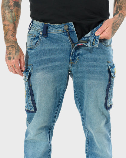 Pánske nohavice SCOTT II LIGHT BLUE