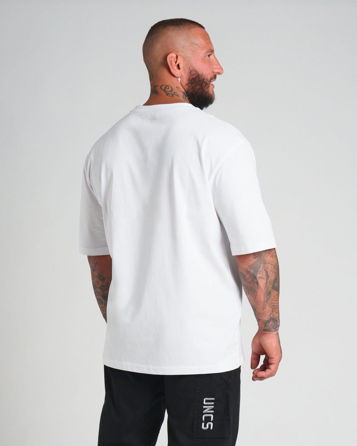 Pánske tričko BASIC MID HEAVY WHITE