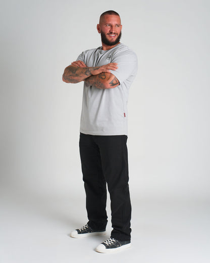 Pánske tričko BASIC MID HEAVY GREY