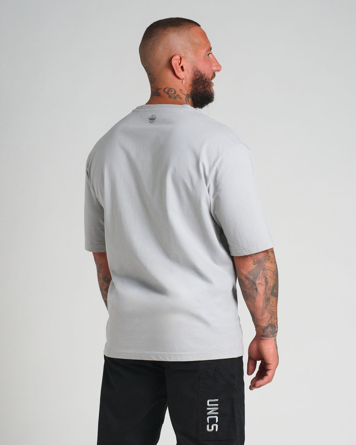 Pánske tričko BASIC MID HEAVY GREY