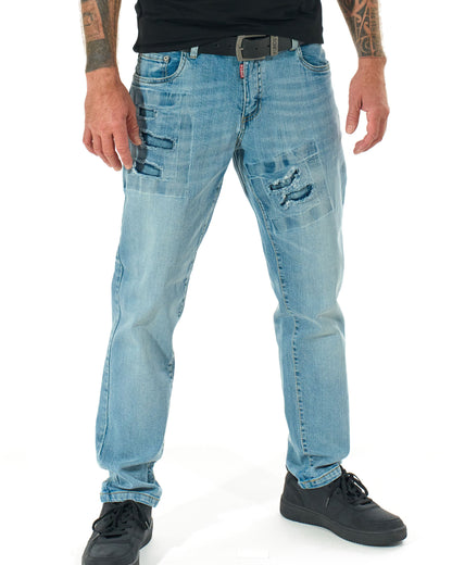 Pánske džínsy HARDY II LIGHT BLUE