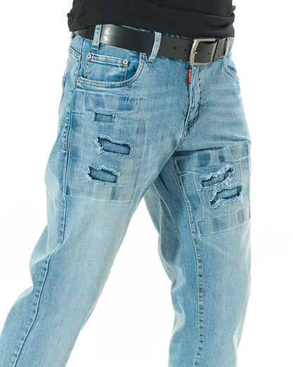 Pánske džínsy HARDY II LIGHT BLUE
