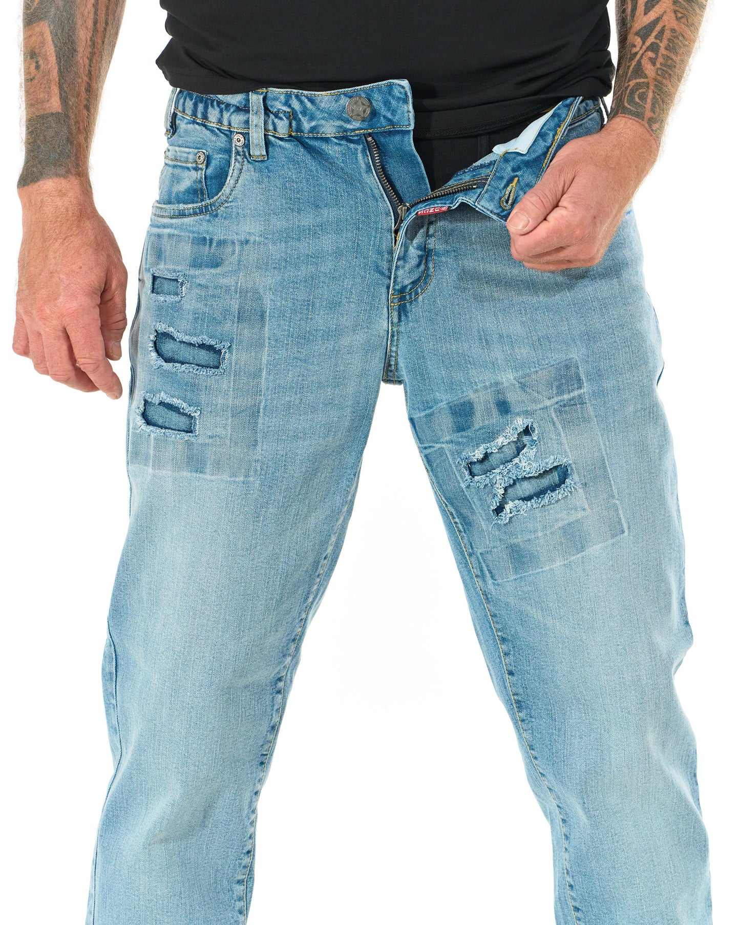 Pánske džínsy HARDY II LIGHT BLUE