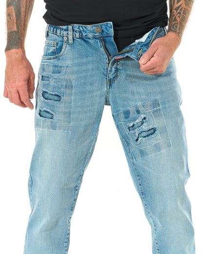Pánske džínsy HARDY II LIGHT BLUE