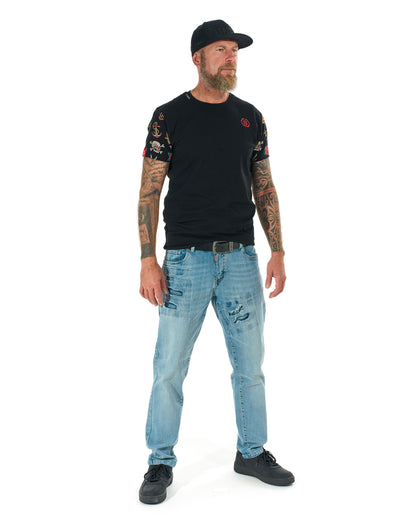 Pánske džínsy HARDY II LIGHT BLUE