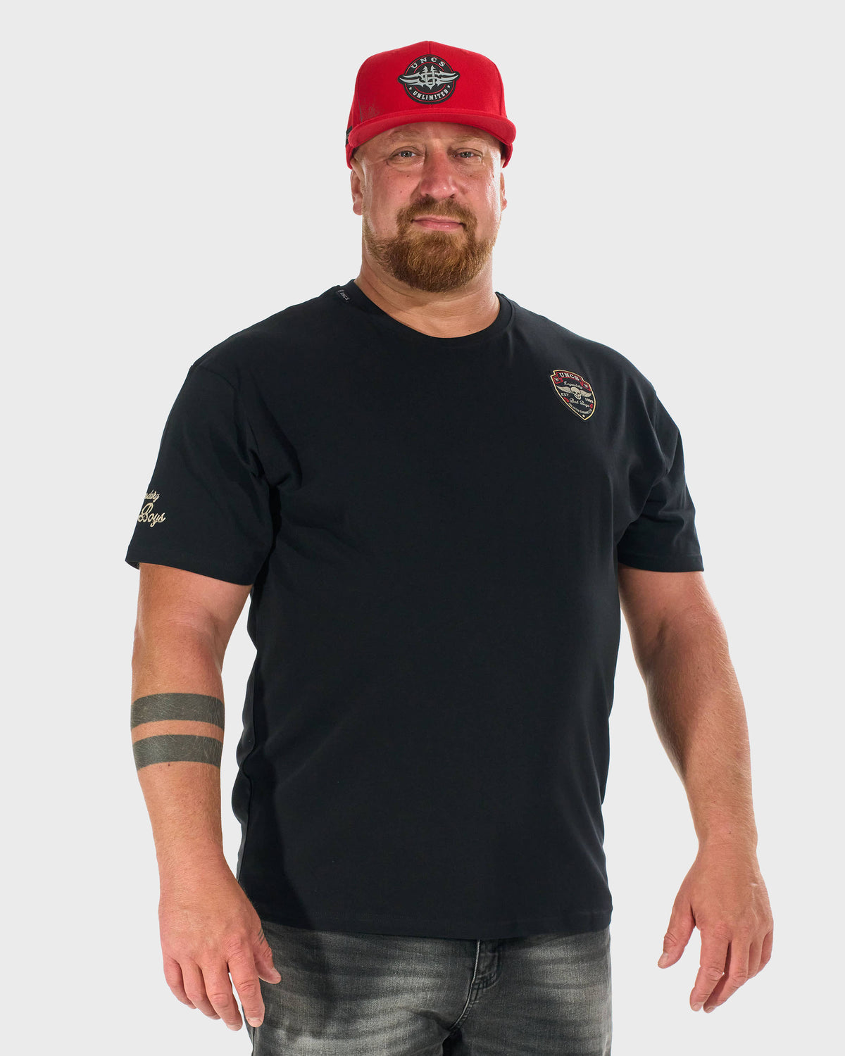 Pánske tričko BAD BOYS BLACK/RED