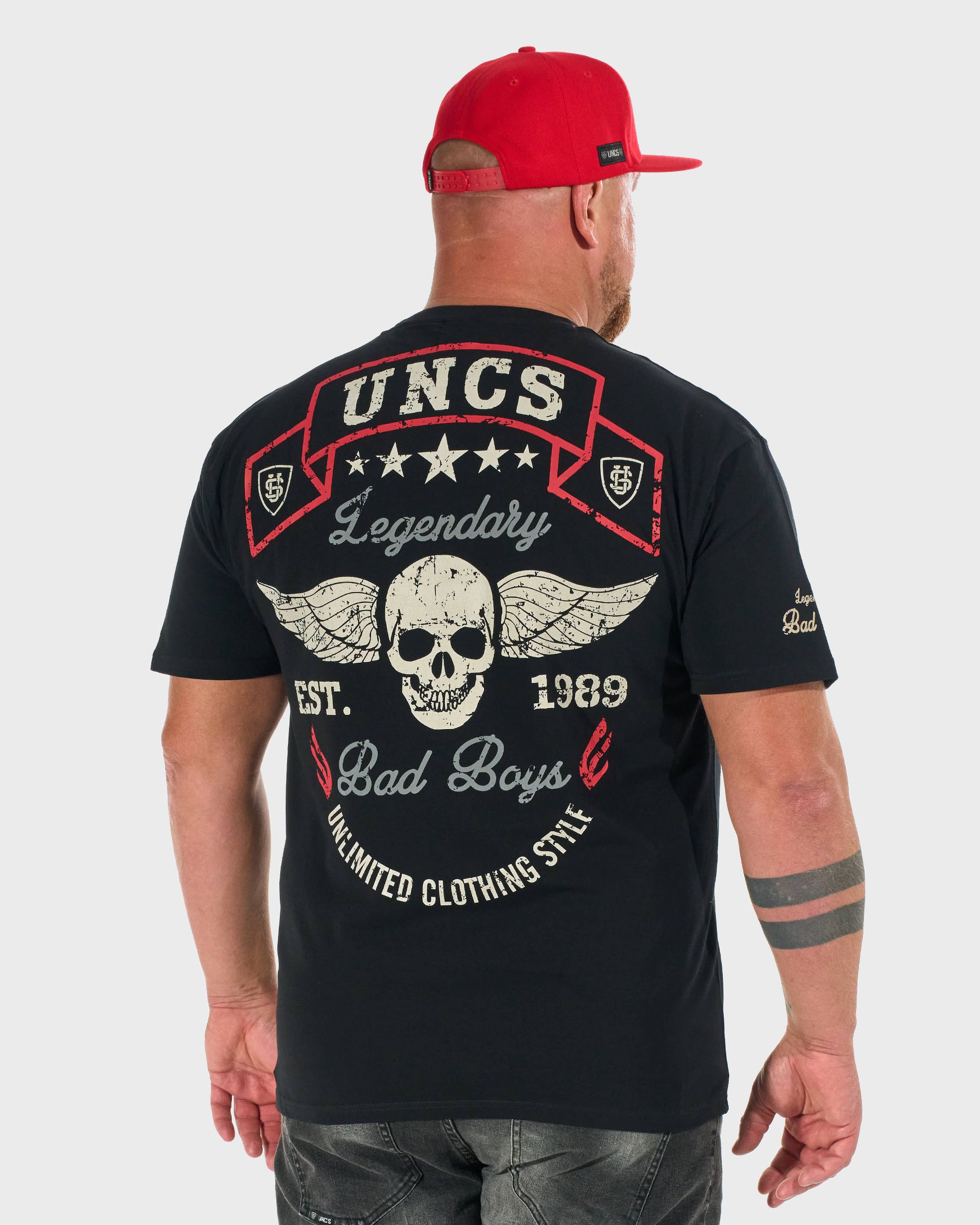 Pánske tričko BAD BOYS BLACK/RED