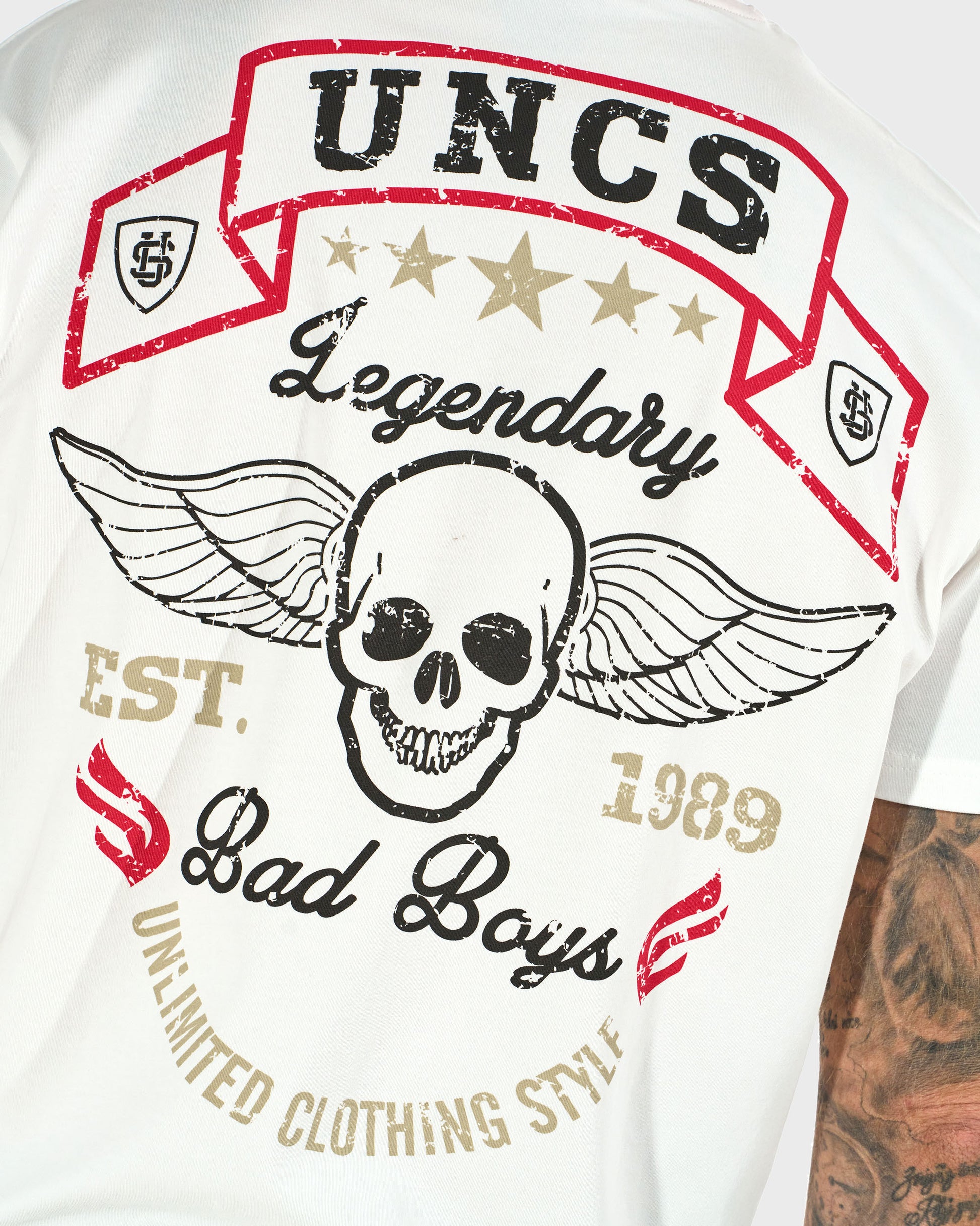 Pánske tričko BAD BOYS WHITE