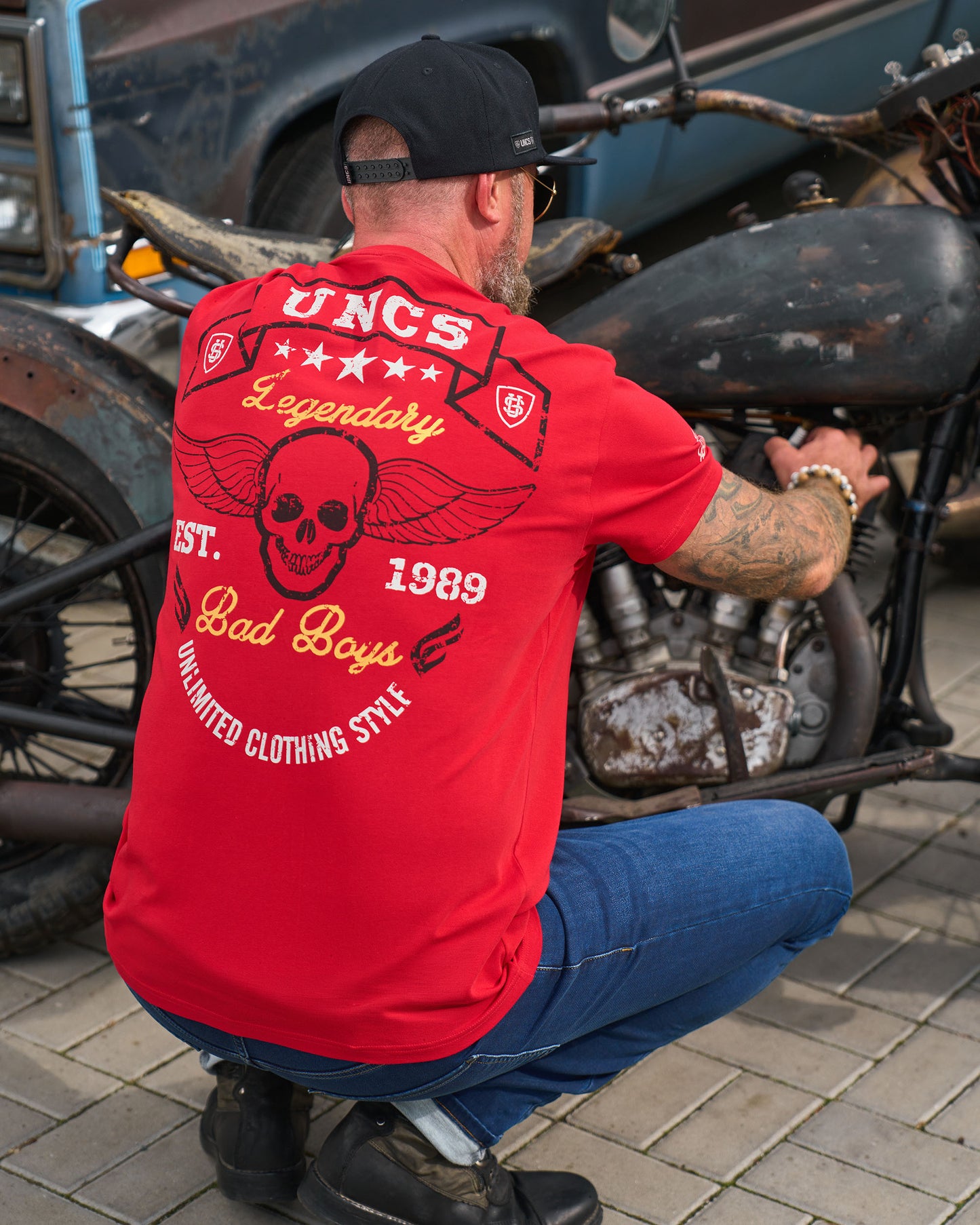 Pánske tričko BAD BOYS RED