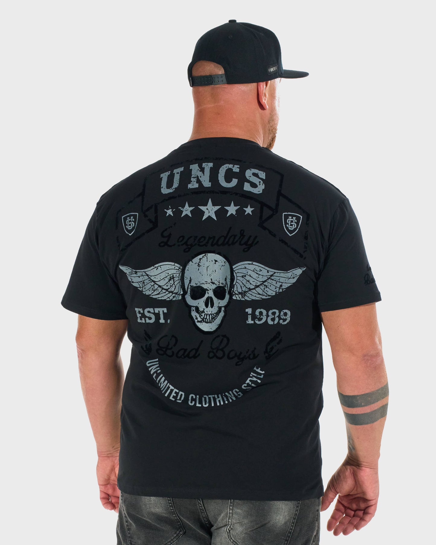 Pánske tričko BAD BOYS BLACK/GREY
