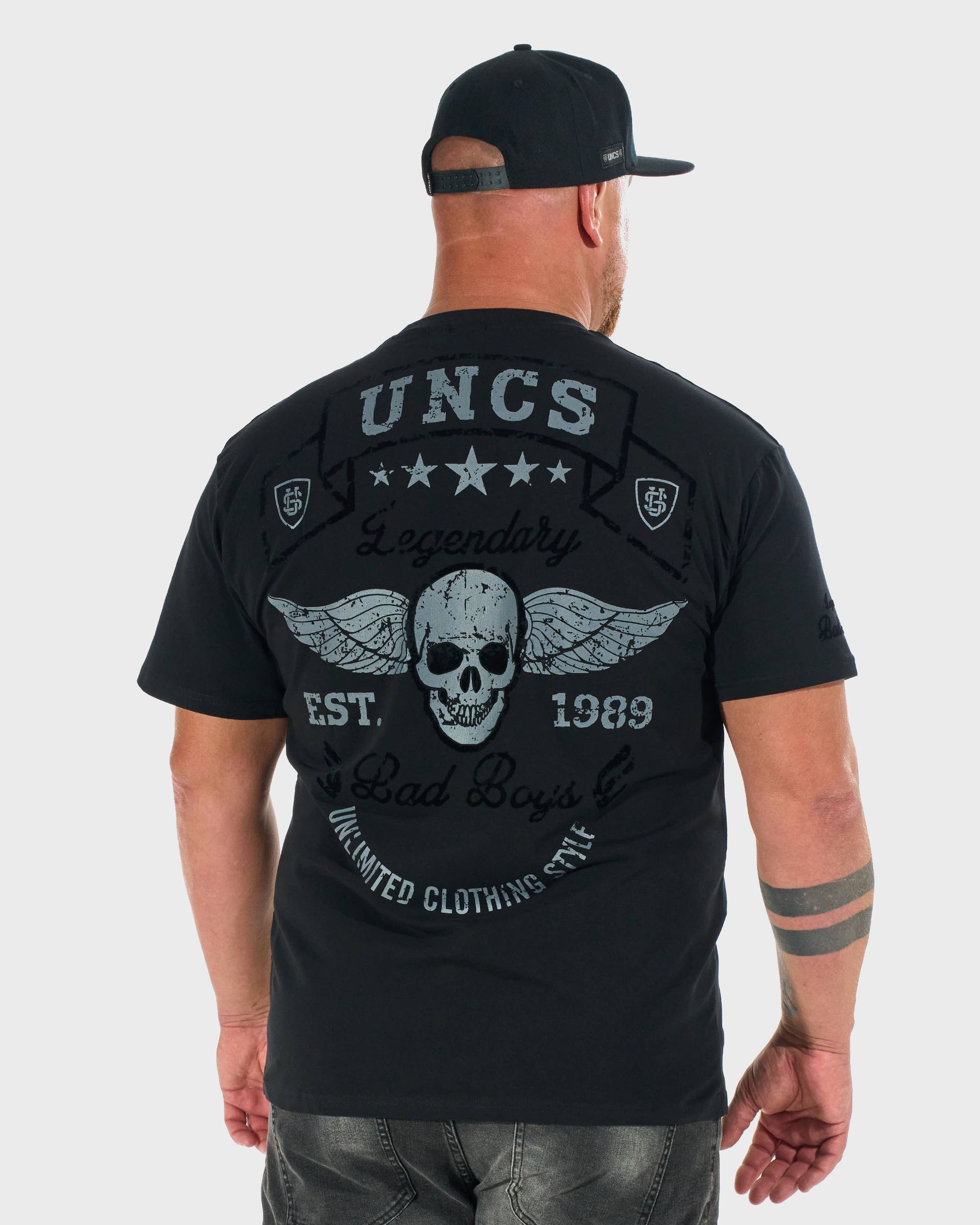Pánske tričko BAD BOYS BLACK/GREY