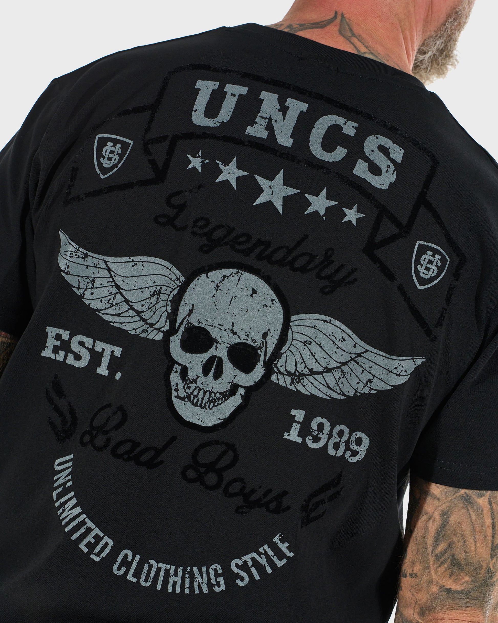 Pánske tričko BAD BOYS BLACK/GREY