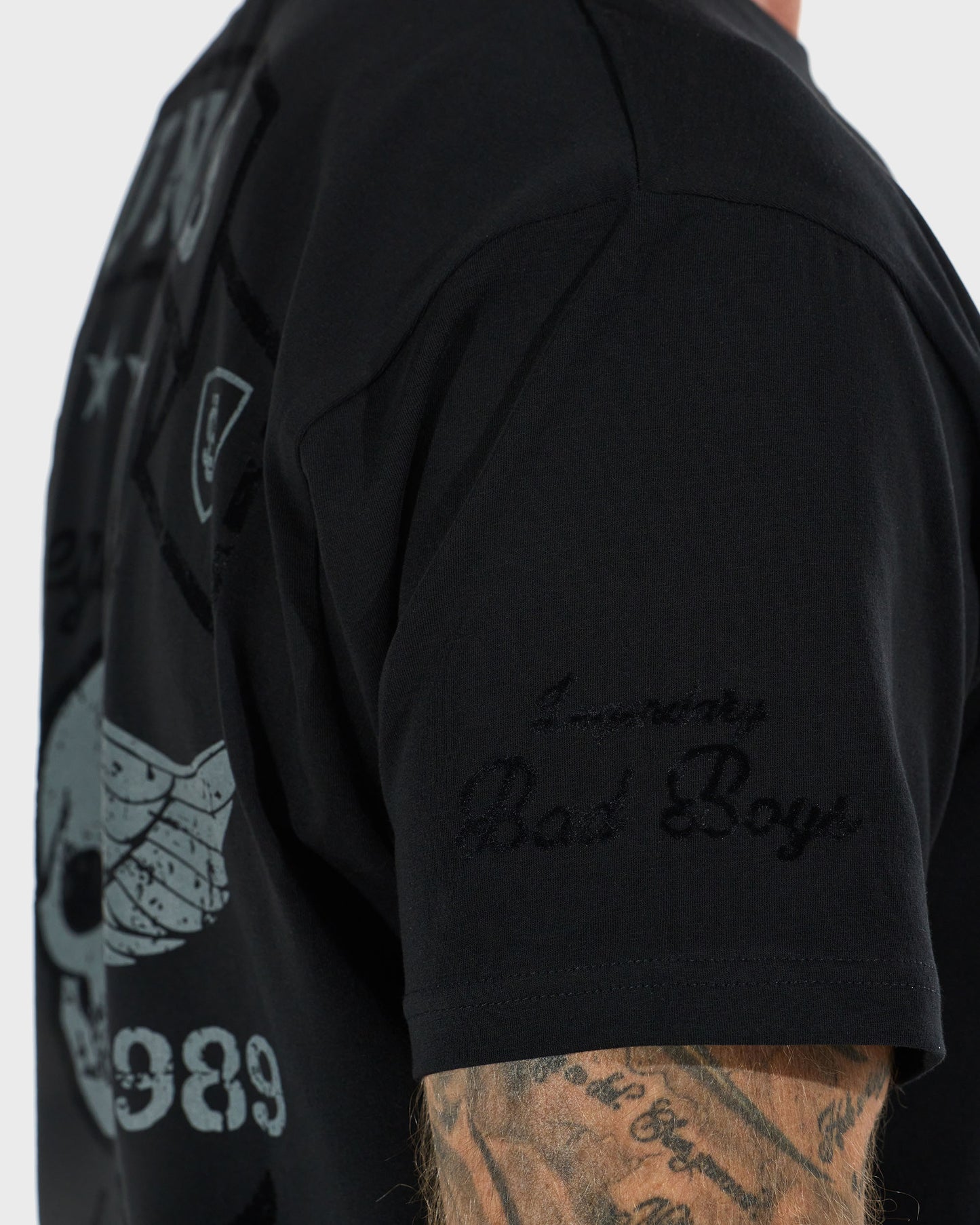 Pánske tričko BAD BOYS BLACK/GREY