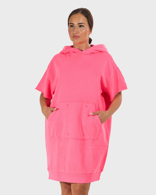 Dámske šaty BRIGGITE (OVERSIZE) PINK