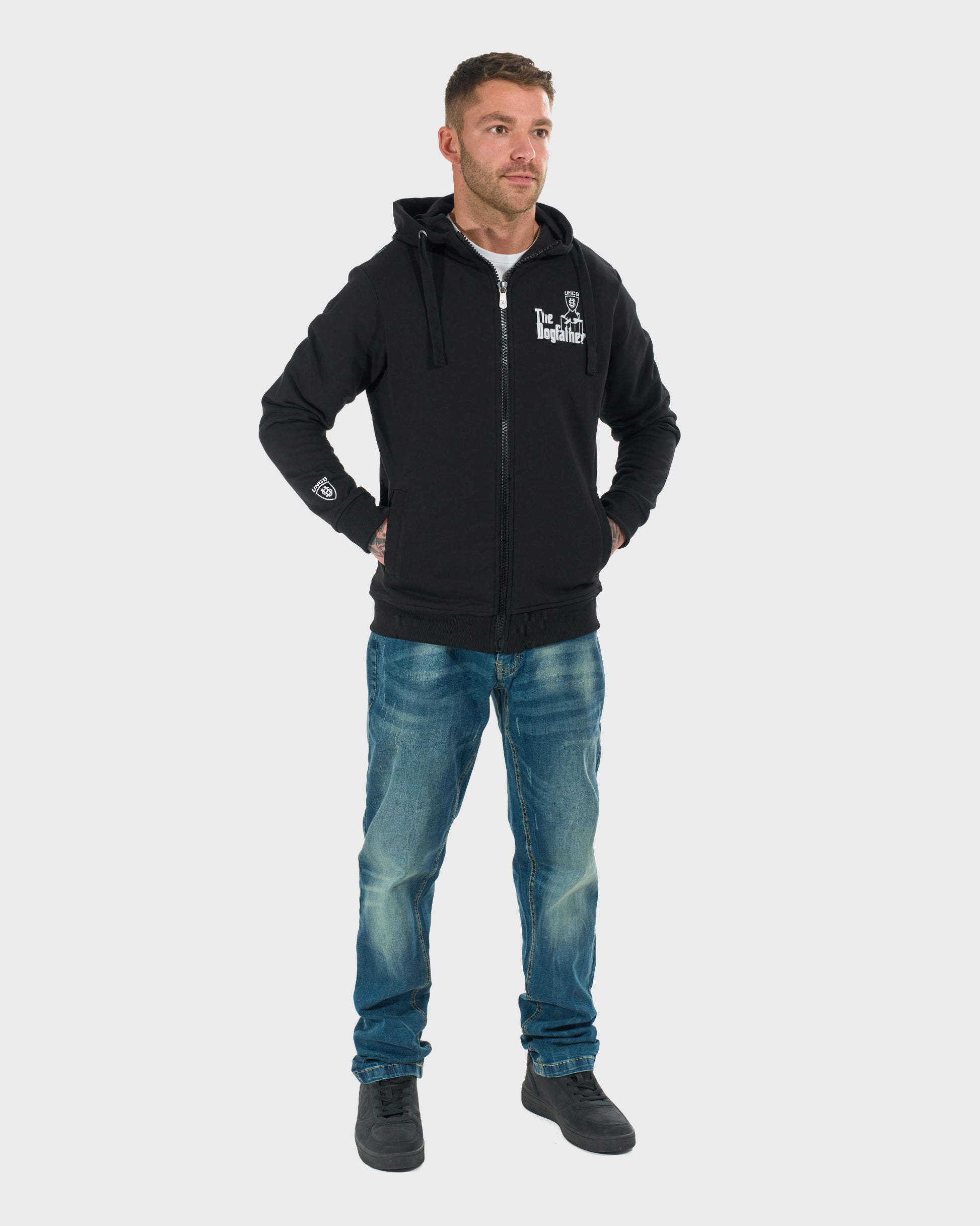 Pánska mikina DOGFATHER BLACK