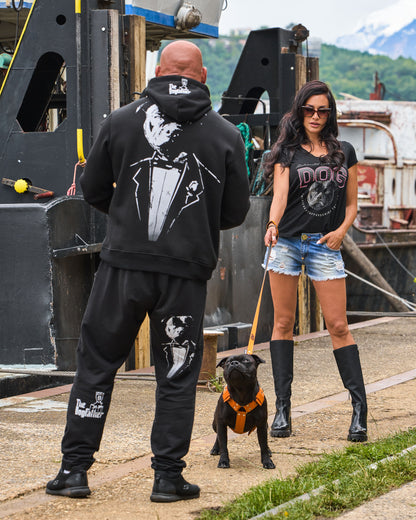 Pánske tepláky DOGFATHER BLACK