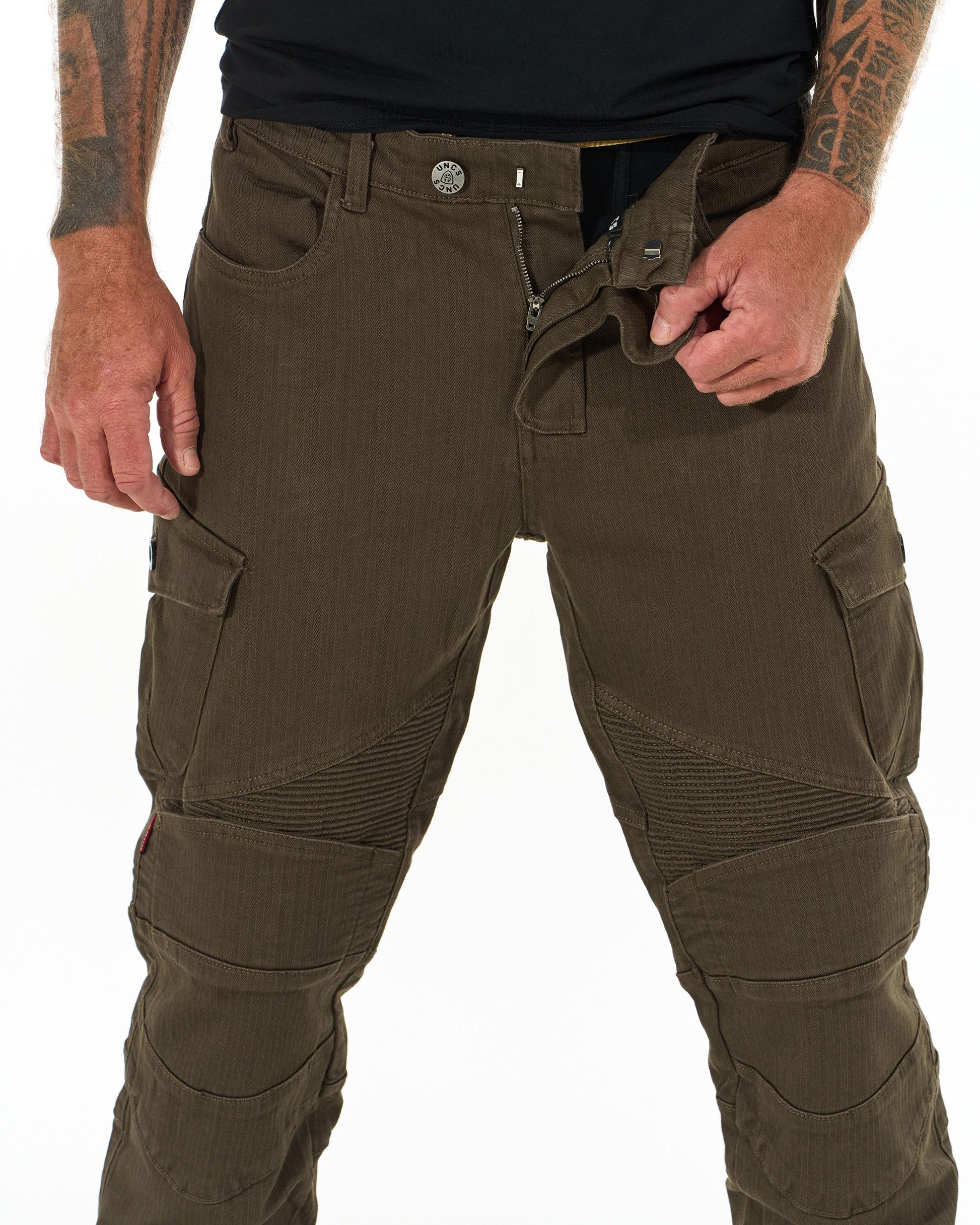 Pánske nohavice MOTORCYCLE KHAKI