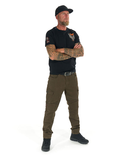 Pánske nohavice MOTORCYCLE KHAKI