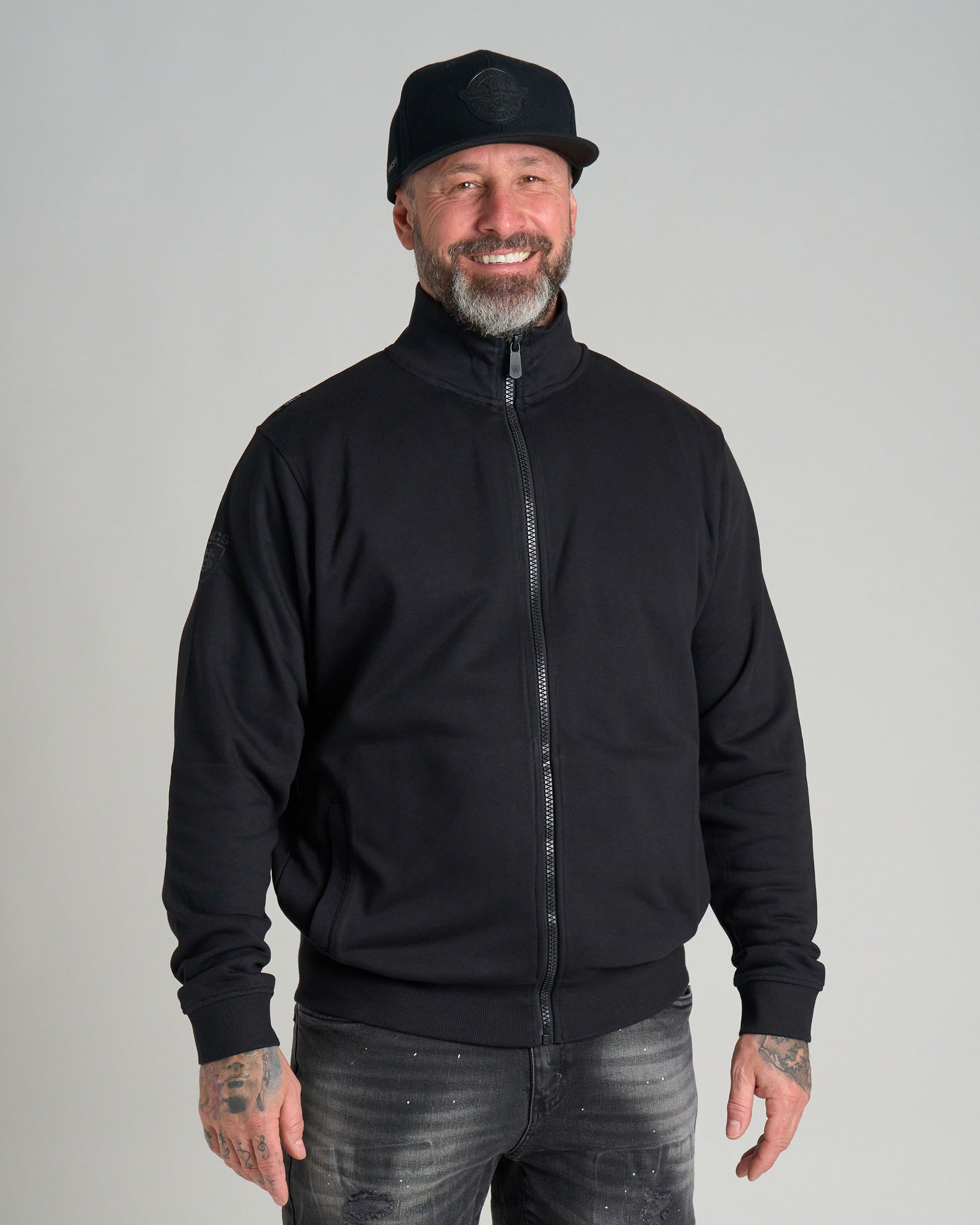 Pánska mikina BASIC III BLACK