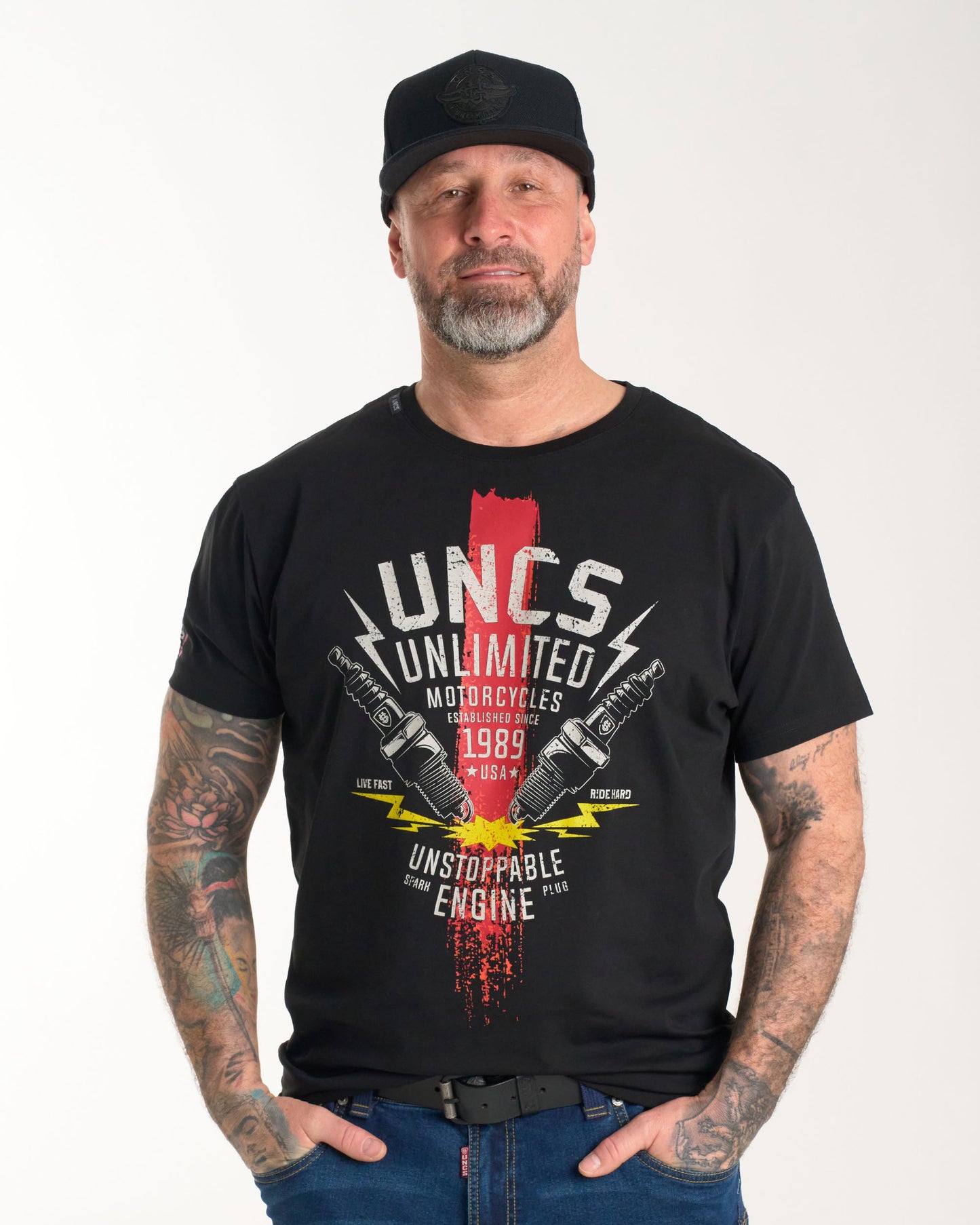 Pánske tričko ENGINE II BLACK