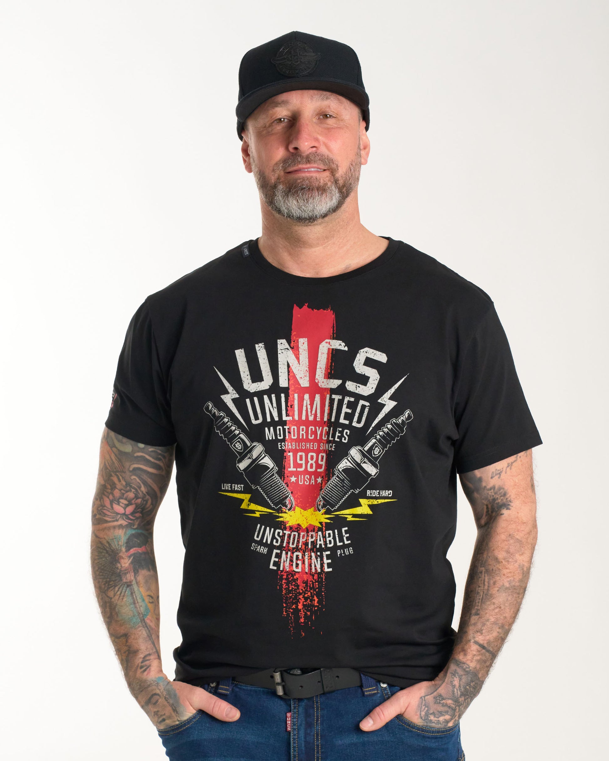 Pánske tričko ENGINE II BLACK