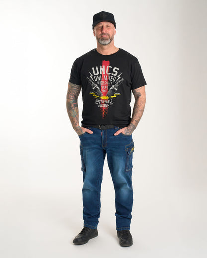 Pánske tričko ENGINE II BLACK