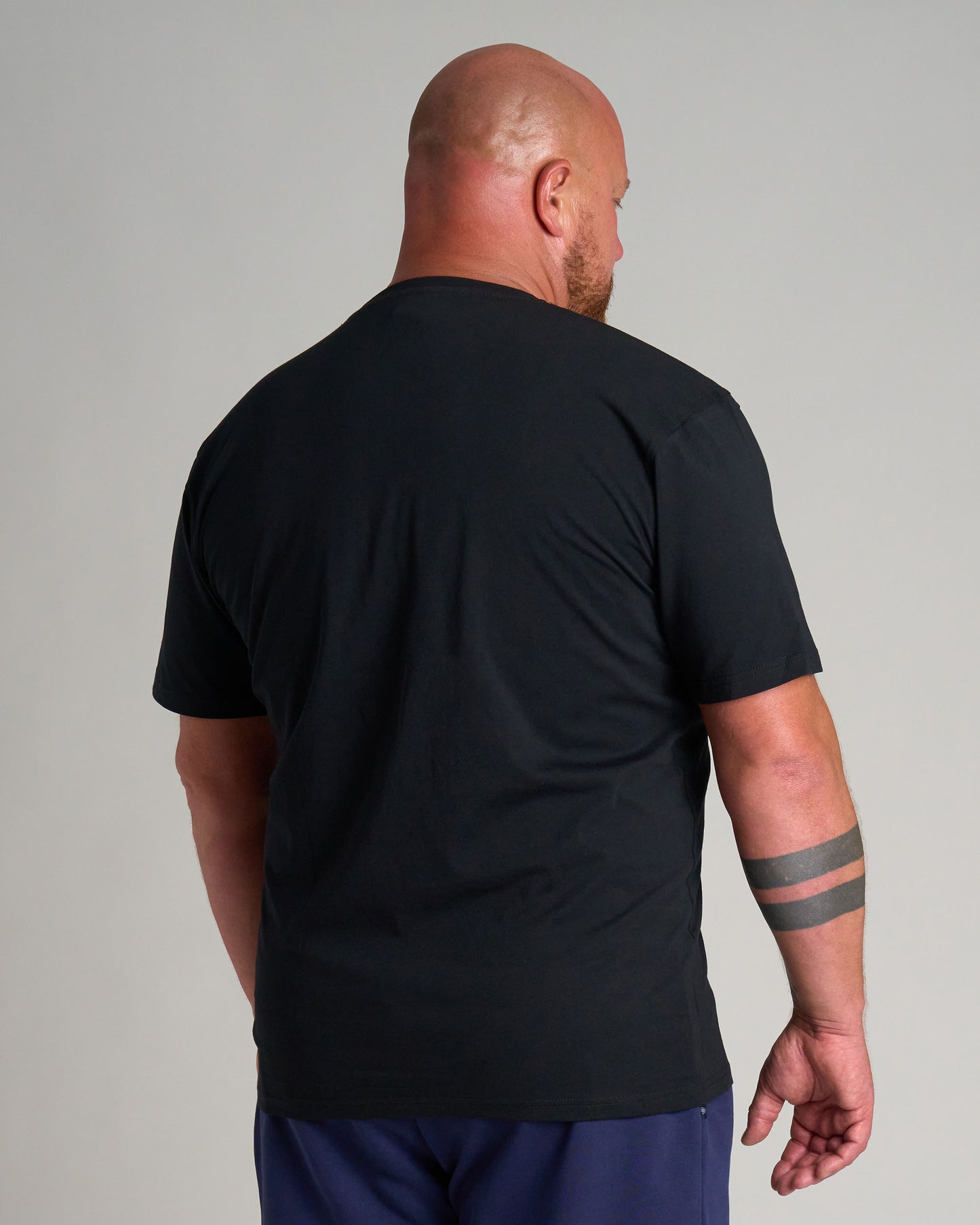 Pánske tričko BASIC C CLEAN BLACK