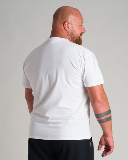 Pánske tričko BASIC E CLEAN WHITE