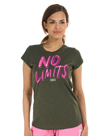 Dámske tričko NO LIMITS KHAKI