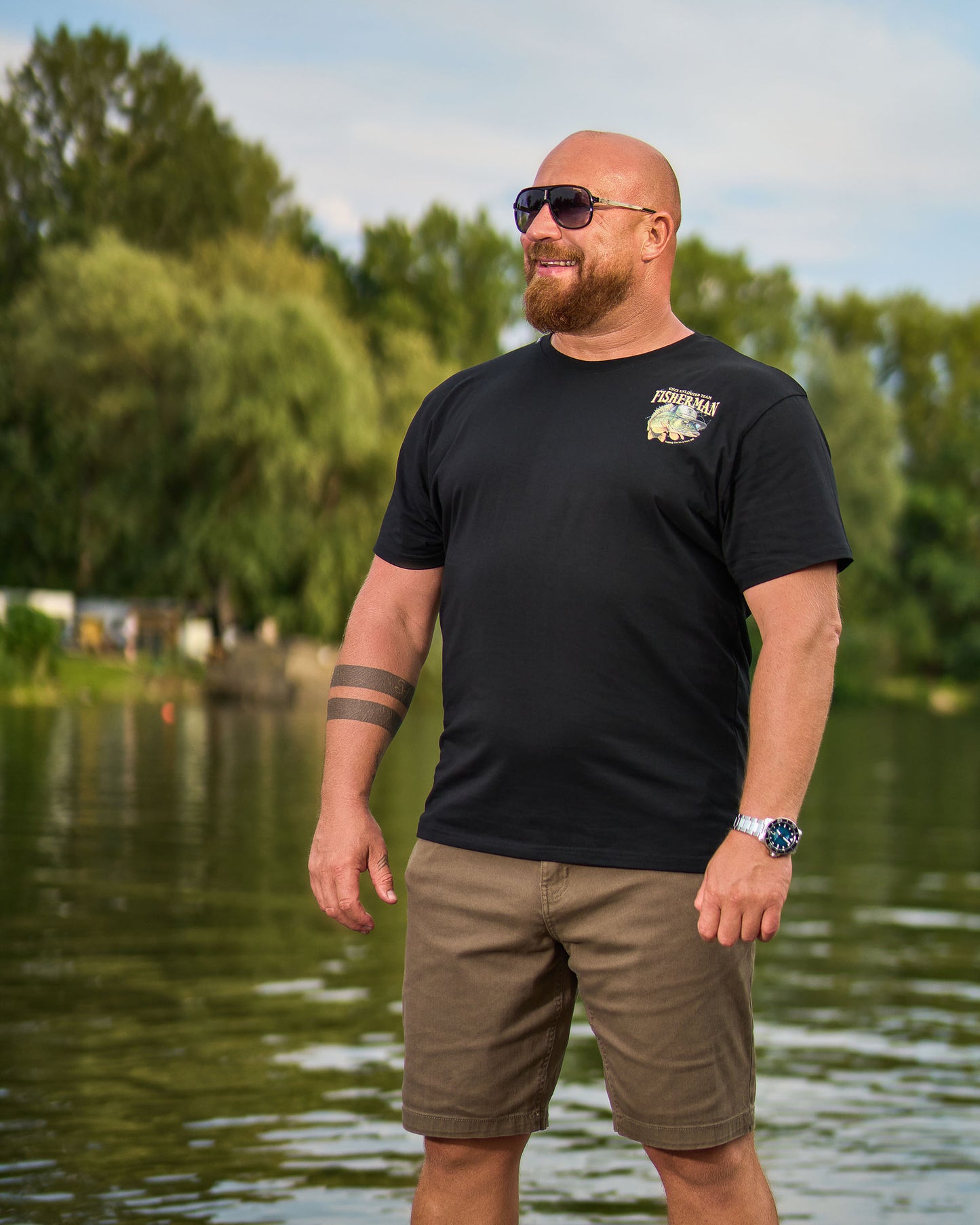 Pánske tričko CARP BLACK