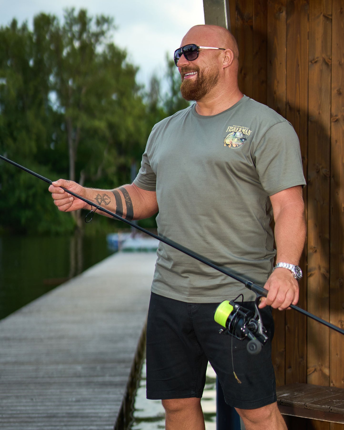 Pánske tričko CARP KHAKI