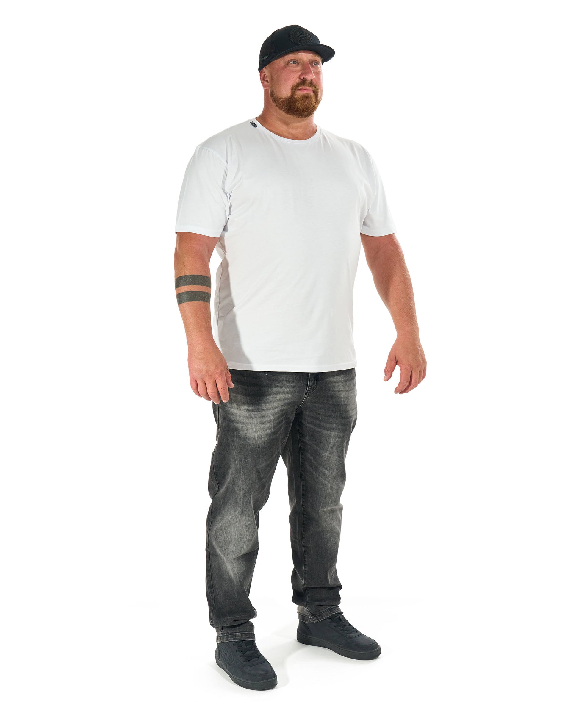 Pánske tričko BASIC V WHITE