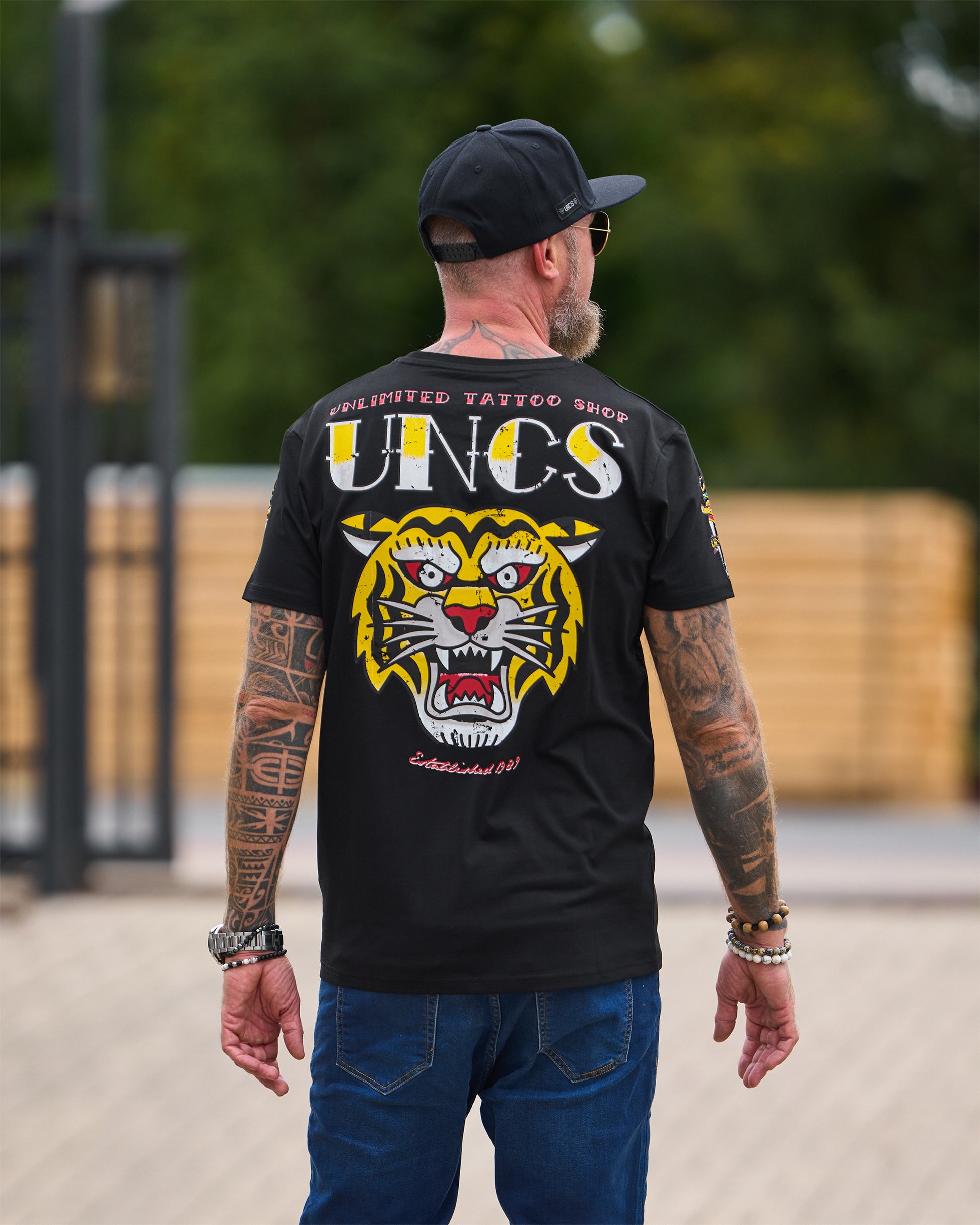 Pánske tričko TIGER BLACK