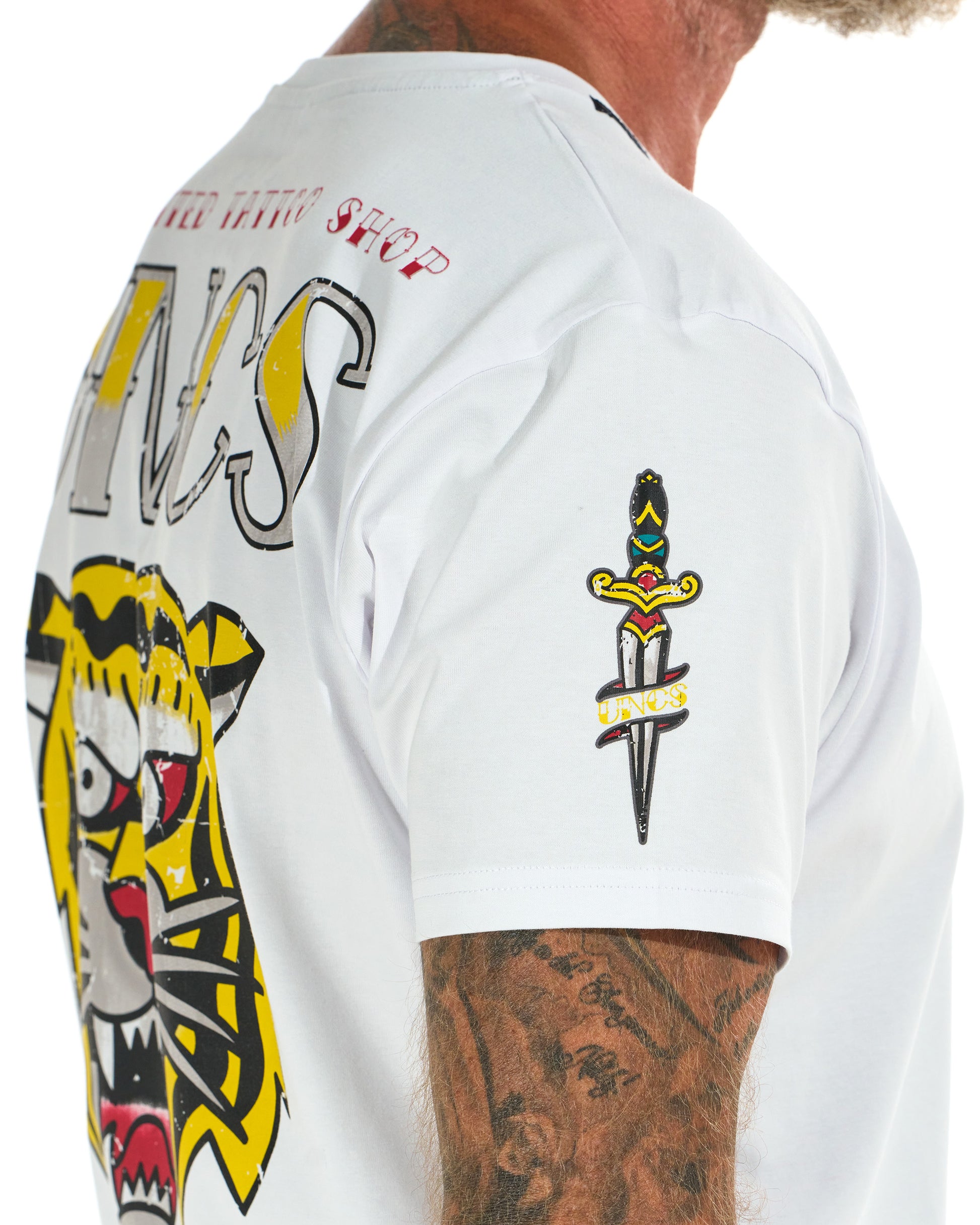 Pánske tričko TIGER WHITE