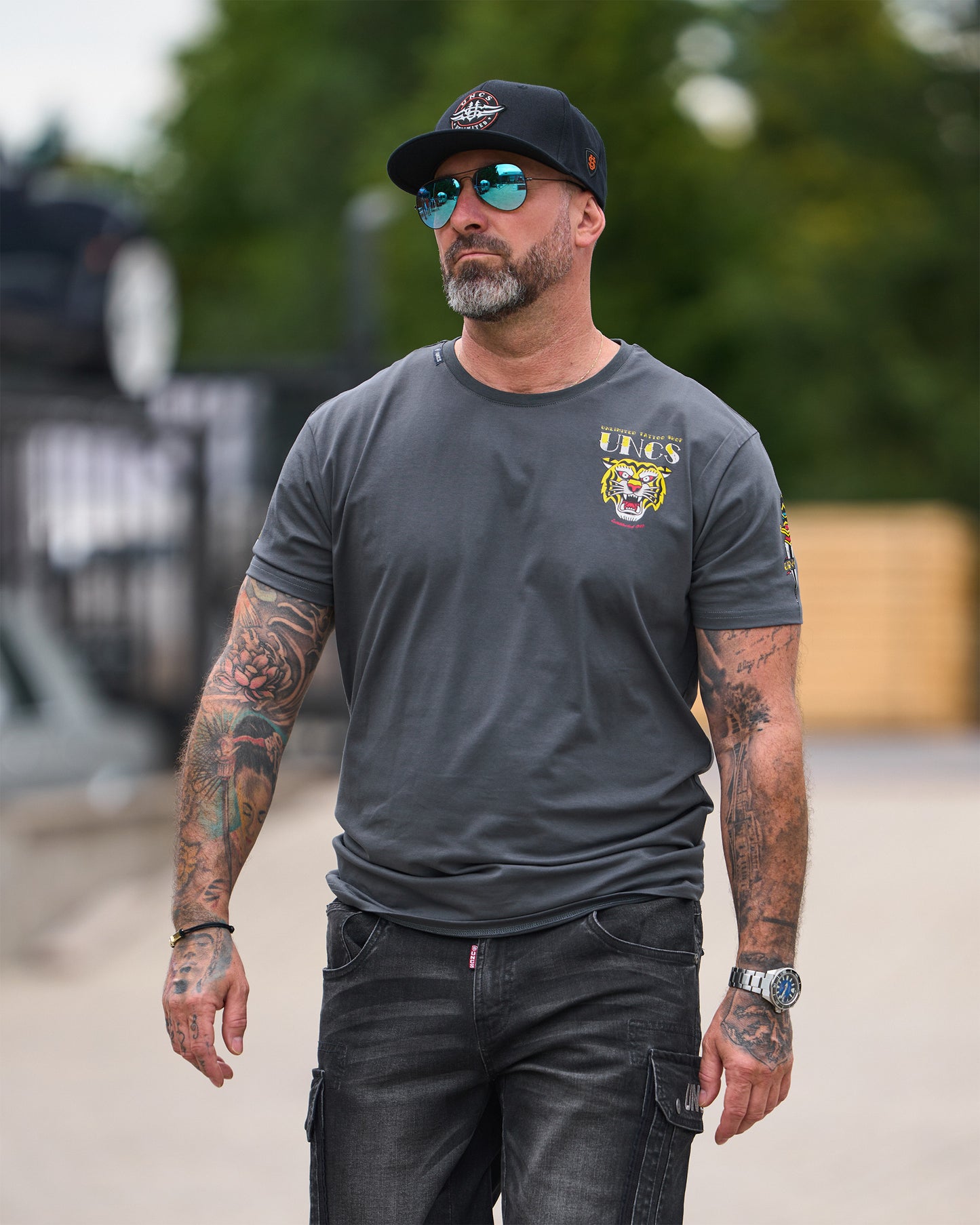 Pánske tričko TIGER ASPHALT