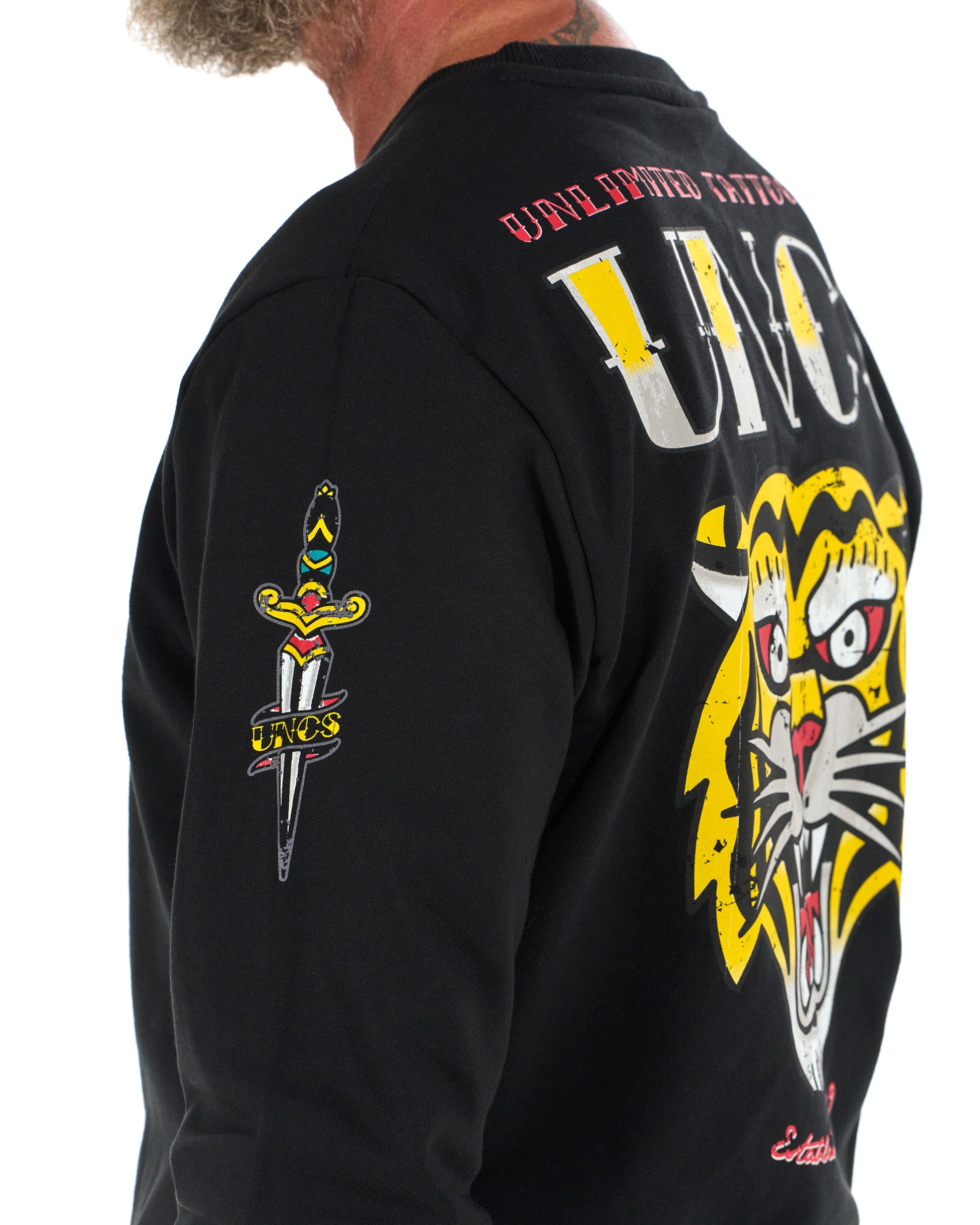 Pánska mikina TIGER BLACK