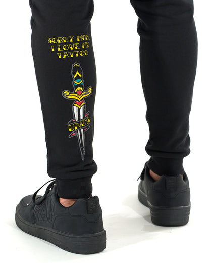 Pánske tepláky TIGER BLACK