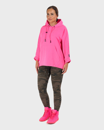 Dámska mikina SIMONE (OVERSIZE) PINK