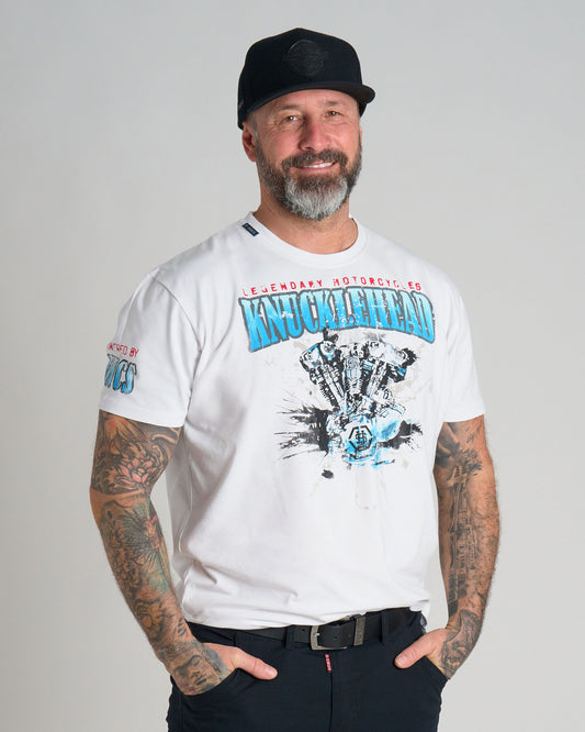 Pánske tričko KNUCKLEHEAD III WHITE