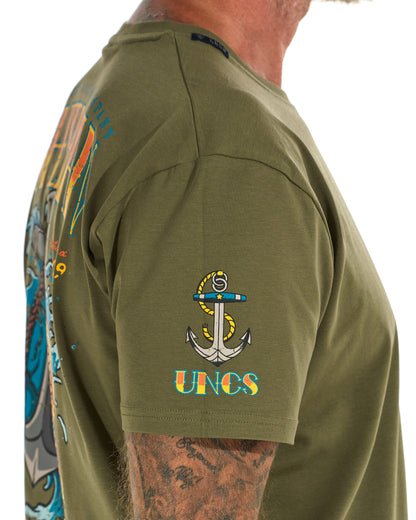 Pánske tričko FISHERMAN IV KHAKI