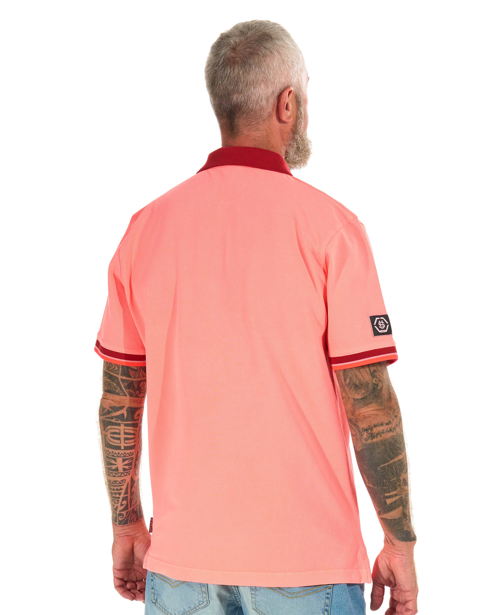 Pánske polo BRENDON II NEON RED